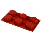 Silicone Moulds 6 Cannellee